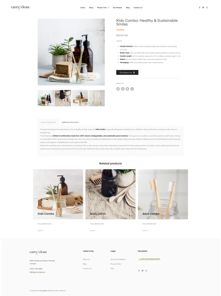 Carry Clean — Carry Clean product Carry Clean — Carry Clean product, client project by Cristian Leyton