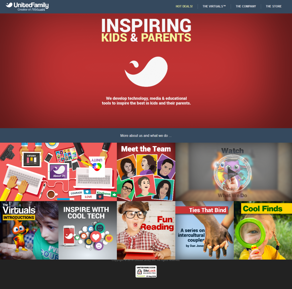 United Family & The Virtuals™ — www unitedfamily com United Family & The Virtuals™ — www unitedfamily com, client project by Cristian Leyton