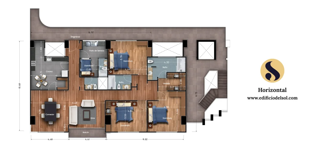 Edificio del Sol — horizontal, client project by Cristian Leyton